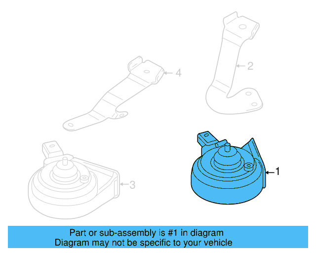 High Note Horn 5C0-951-223-C - View 36
