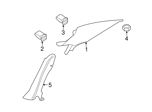Lower Quarter Trim 5C6-867-766-31X