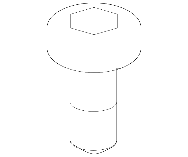 Bumper Cover Screw WHT-000-036 - View 18