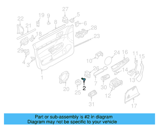 Door Trim Panel Screw N-907-397-03 - View 39