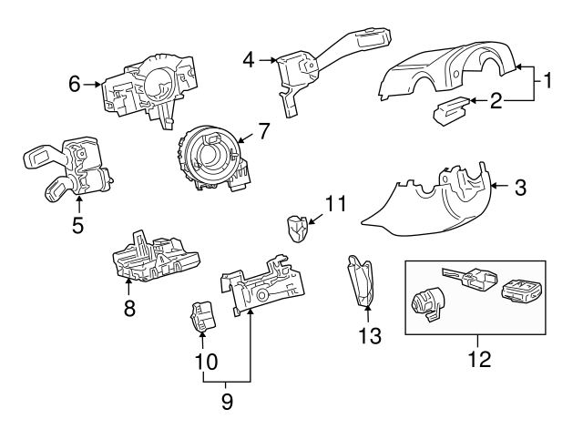 Ignition Switch 1K0-905-849-B - View 58