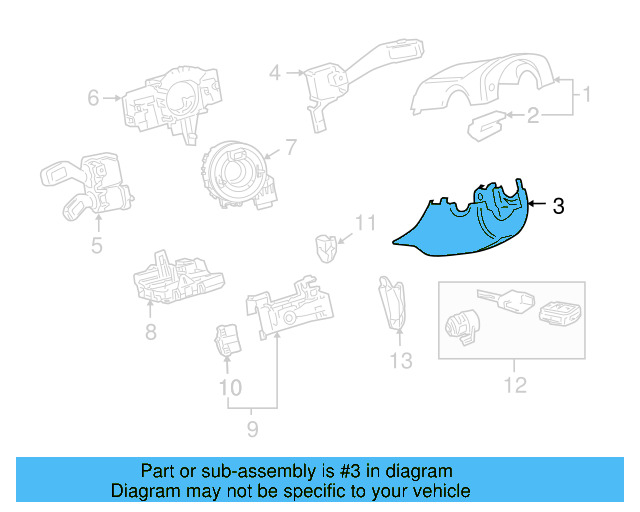 Cluster Cover Retainer Clip 3B0-867-190 - View 58