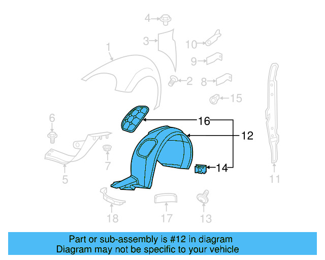 Fender Liner 5C5-805-911-M - View 3