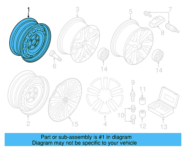 Tire Pressure Sensor 3AA-907-275-F - View 31