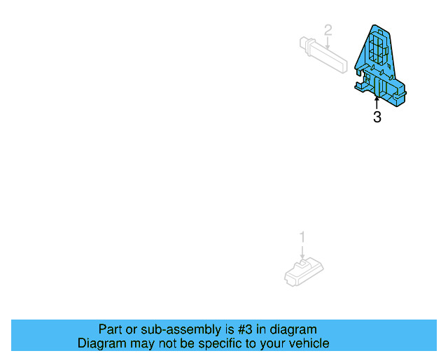 Control Module Bracket 5N0907538A