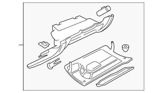 Glove Box Assembly 1C1-880-247-T-08H
