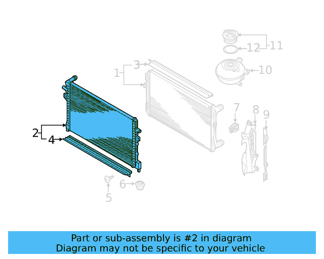 Auxiliary Radiator 5Q0-121-251-HS - View 15