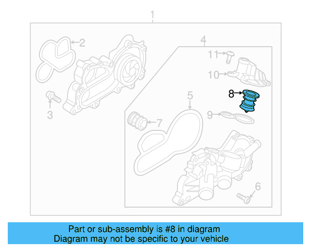 Thermostat 04E-121-113-G - View 10