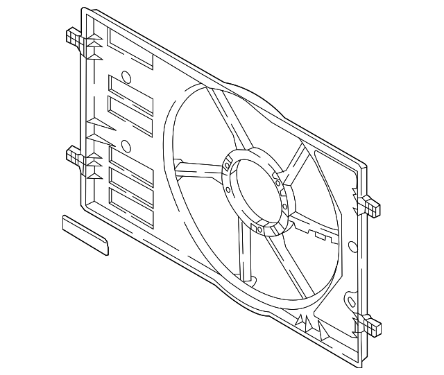 Fan Shroud 5Q0-121-205-BD