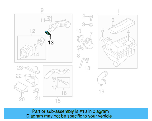 Intake Pipe Clamp N-909-509-01 - View 21