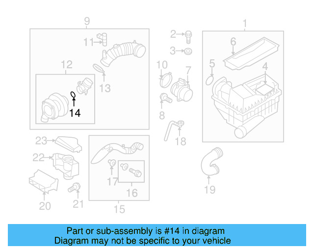 Adapter Seal 3C0-129-646 - View 24