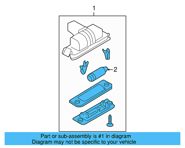 License Lamp 3B5-998-026-A - View 21