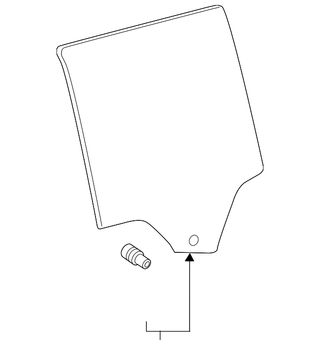 Door Glass 3CN-845-026-A - View 2