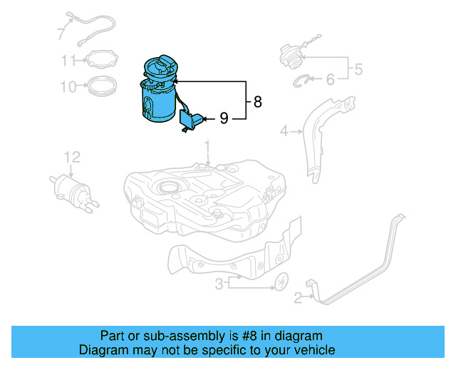 Fuel Pump Assembly 1K0-919-051-DB - View 28