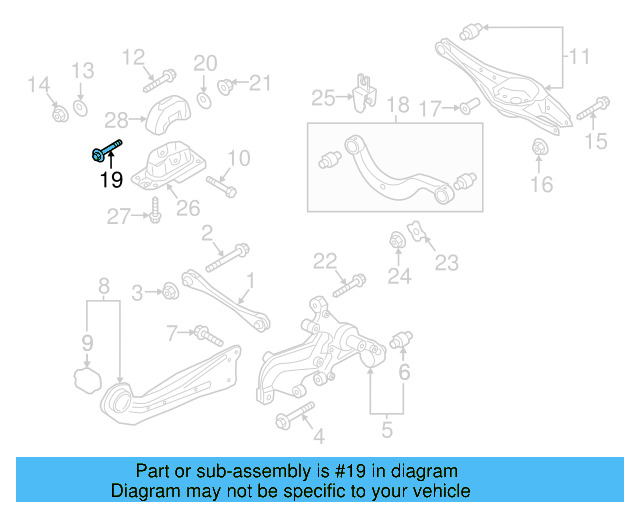 Upper Control Arm Adjust Bolt WHT-000-227 - View 80