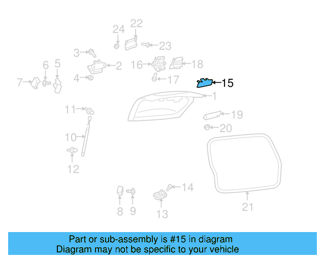 License Plate Bracket Bolt N-104-065-05 - View 5