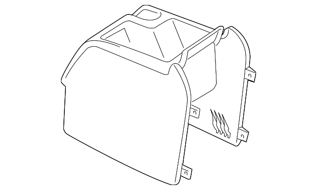 Rear Console 1K0-863-323-R-82V - View 2