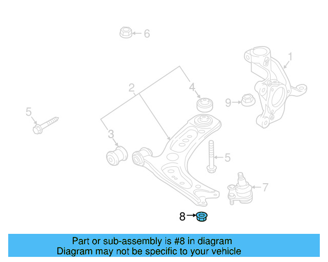 Ball Joint Nut N-103-320-02 - View 28