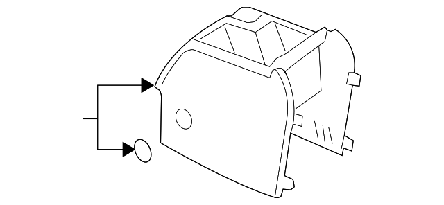 Rear Console 1K5-863-323-C-3U6