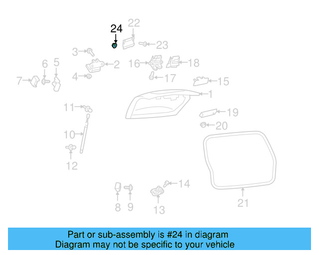 License Bracket Nut WHT-007-341 - View 28