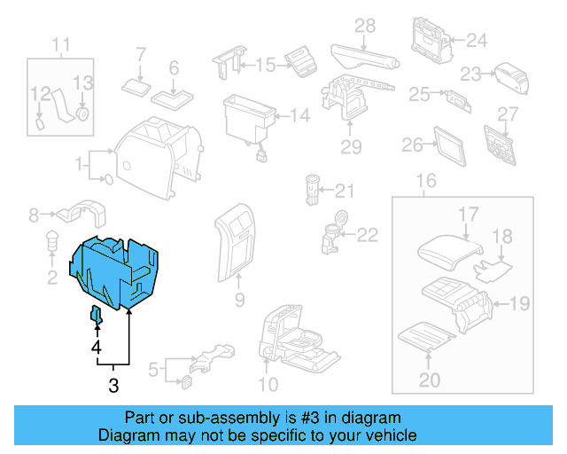 Rear Retainer 1K0-864-356 - View 21