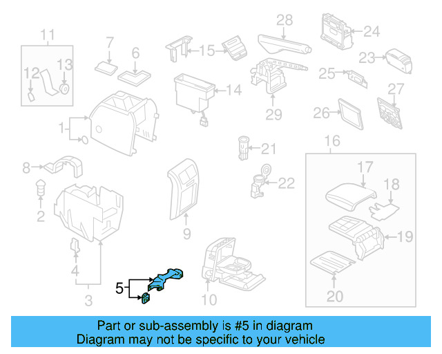 Rear Retainer 1K0-864-356 - View 32