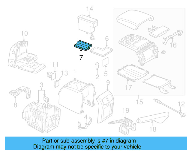 Console Mat 1K0-863-328-B-82V - View 43