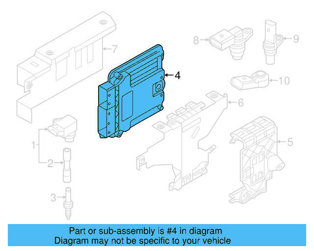 Engine Control Module (ECM) 5G0-906-259-Q
