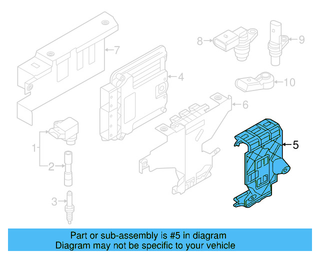 ECM Holder 5Q0-906-507-F - View 24
