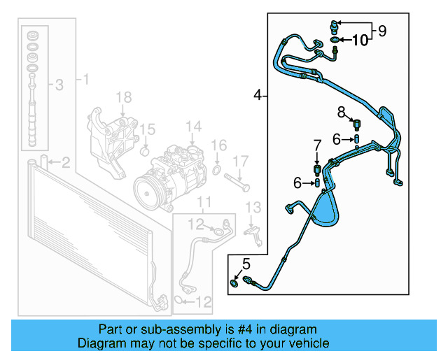 Suction Hose 7P1-820-741-CH - View 3