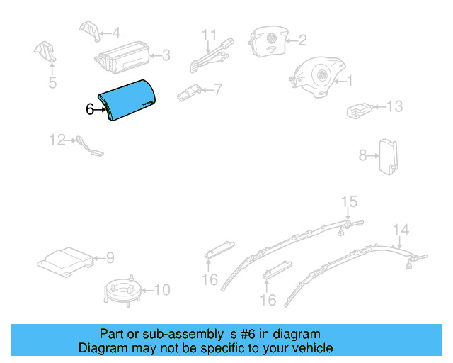 Clock Spring 1J0-959-654-BK - View 3