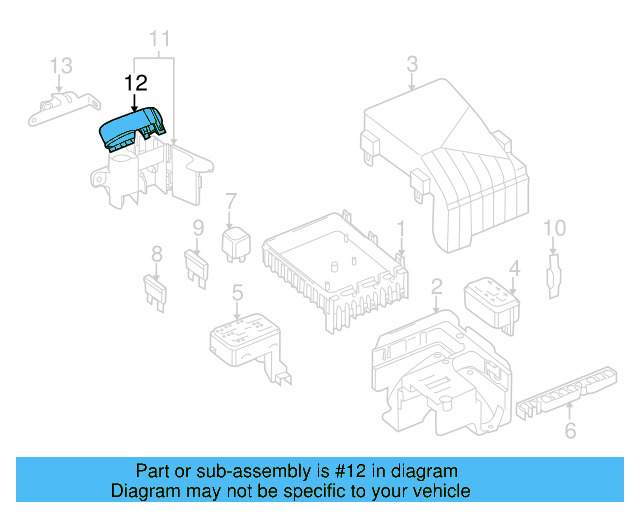 Junction Block Cap 1K0-937-565-A - View 9