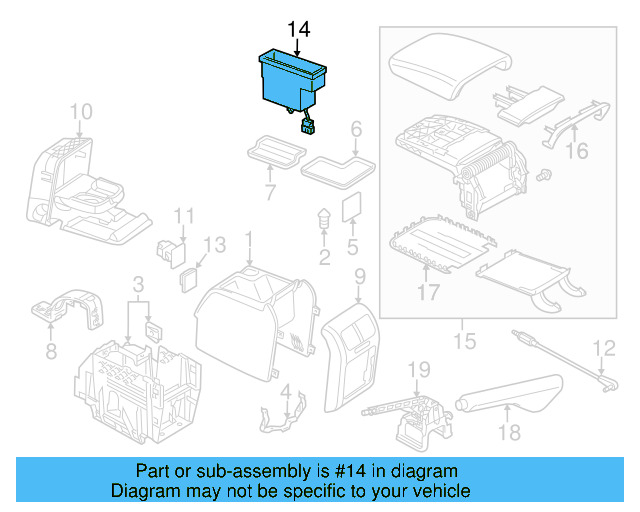 Storage Box 1K0-857-925-E-1QB - View 8