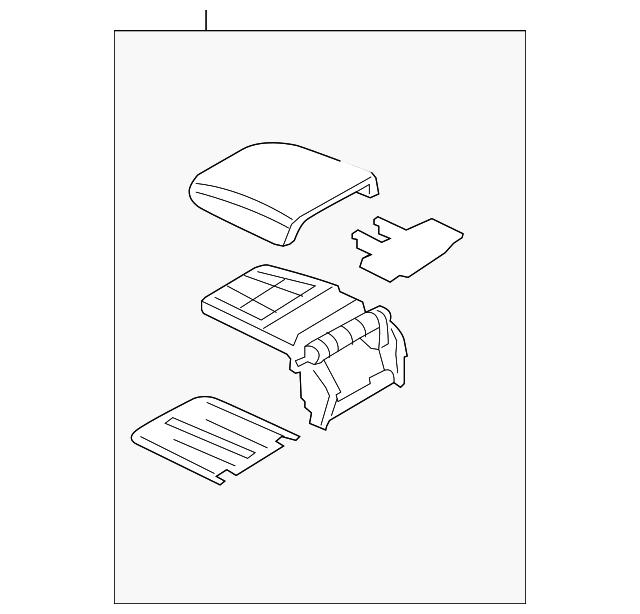 Armrest Pad 1K0-864-207-F-WYG