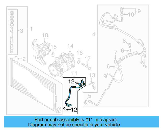 Discharge Hose 7P0-820-721-D - View 5