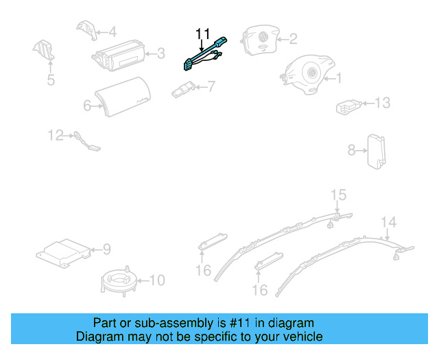 Wire Harness 1J0-971-584-J - View 6