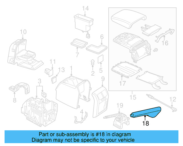 Park Brake Handle 5C0-711-503-E-82V