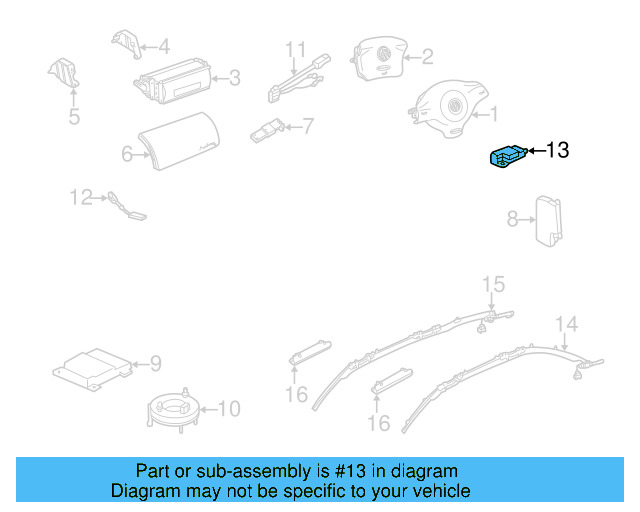 Impact Sensor 6Q0-909-606-K-001 - View 7