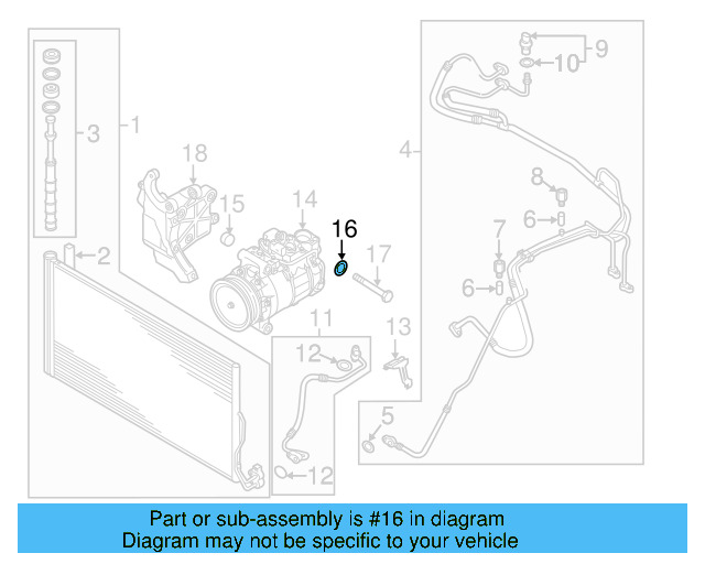 Compressor Assembly Washer N-900-095-04 - View 3