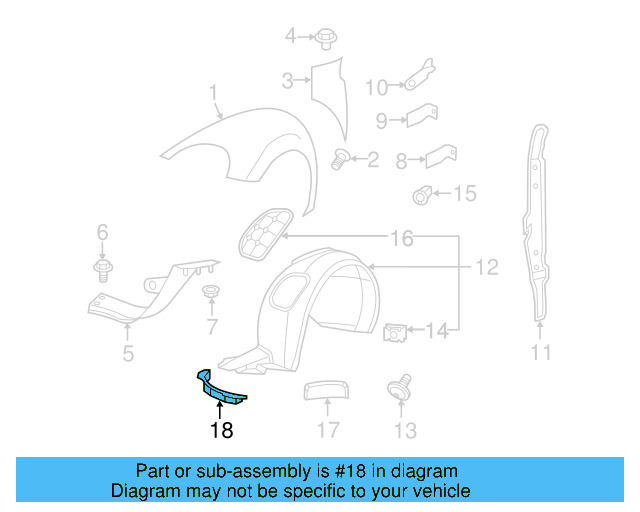 Deflector 5C5-807-547 - View 3