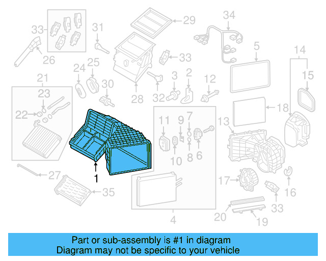 Evaporator Case 7P1-820-121 - View 3