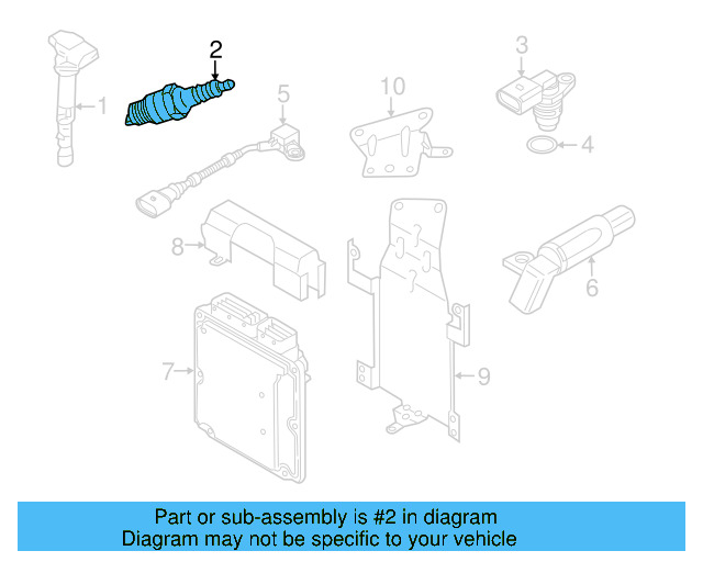 Engine Camshaft Position Sensor 07L-905-163-C - View 4