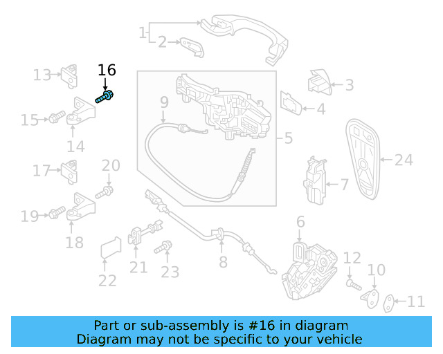 Upper Hinge Mount Bolt N-912-056-02 - View 54