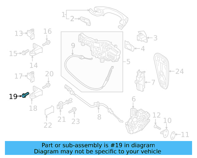 Upper Hinge Mount Bolt N-912-056-02 - View 57