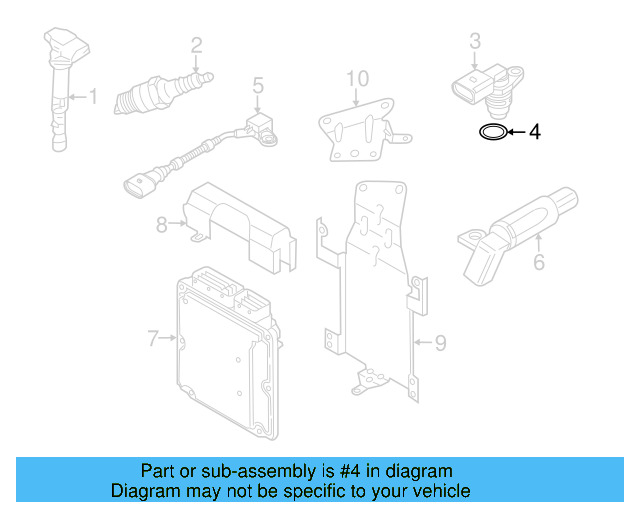 Camshaft Sensor O 030-906-149-A - View 14