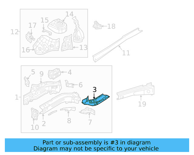 Rail Extension 5QA-803-210 - View 2