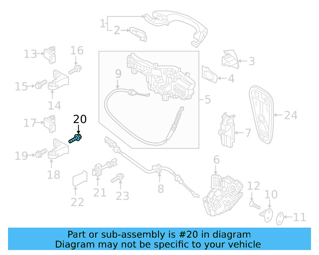 Upper Hinge Mount Bolt N-912-056-02 - View 55