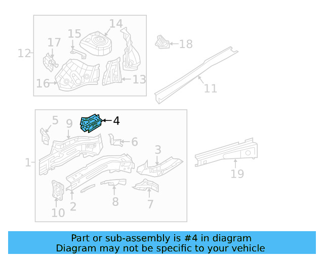 Mount Bracket 5Q0-802-068 - View 34