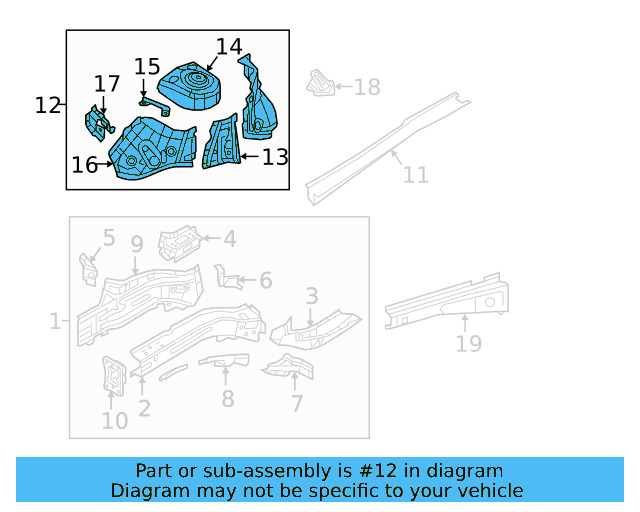 Apron Assembly 5QN-805-116 - View 3