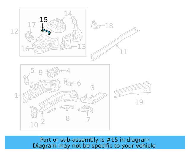 Apron Assembly Bracket 5QA-121-409 - View 8